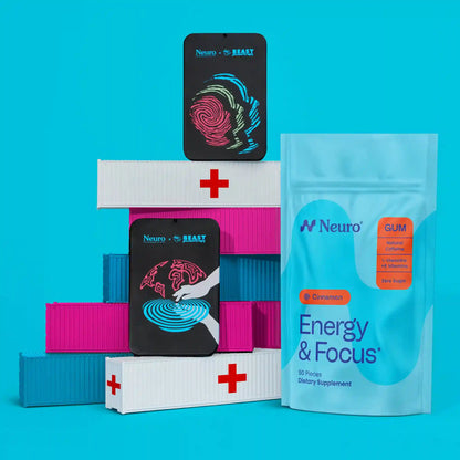 Energy & Focus Gum + Beast Philanthropy tins