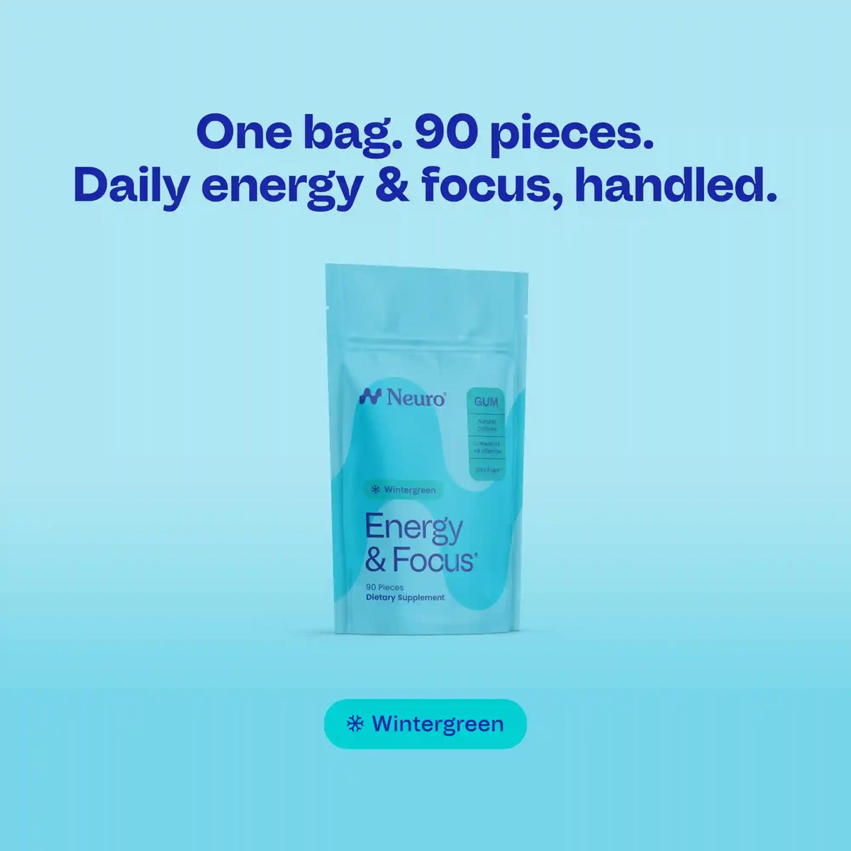 Energy & Focus™ Gum – Watermelon