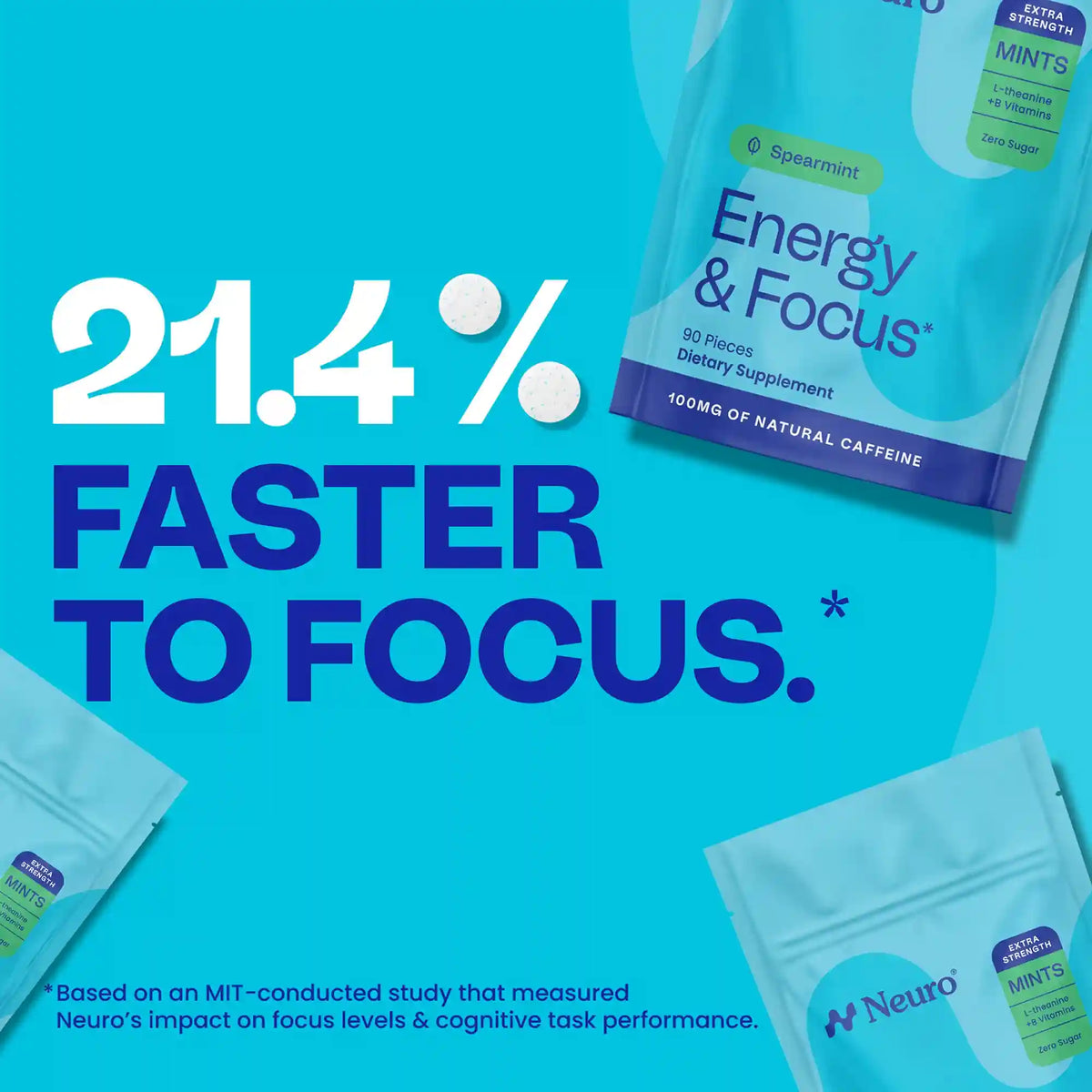Extra Strength Energy & Focus™ Mints