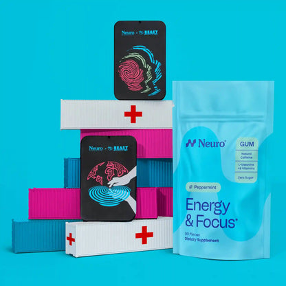 Energy & Focus Gum + Beast Philanthropy tins