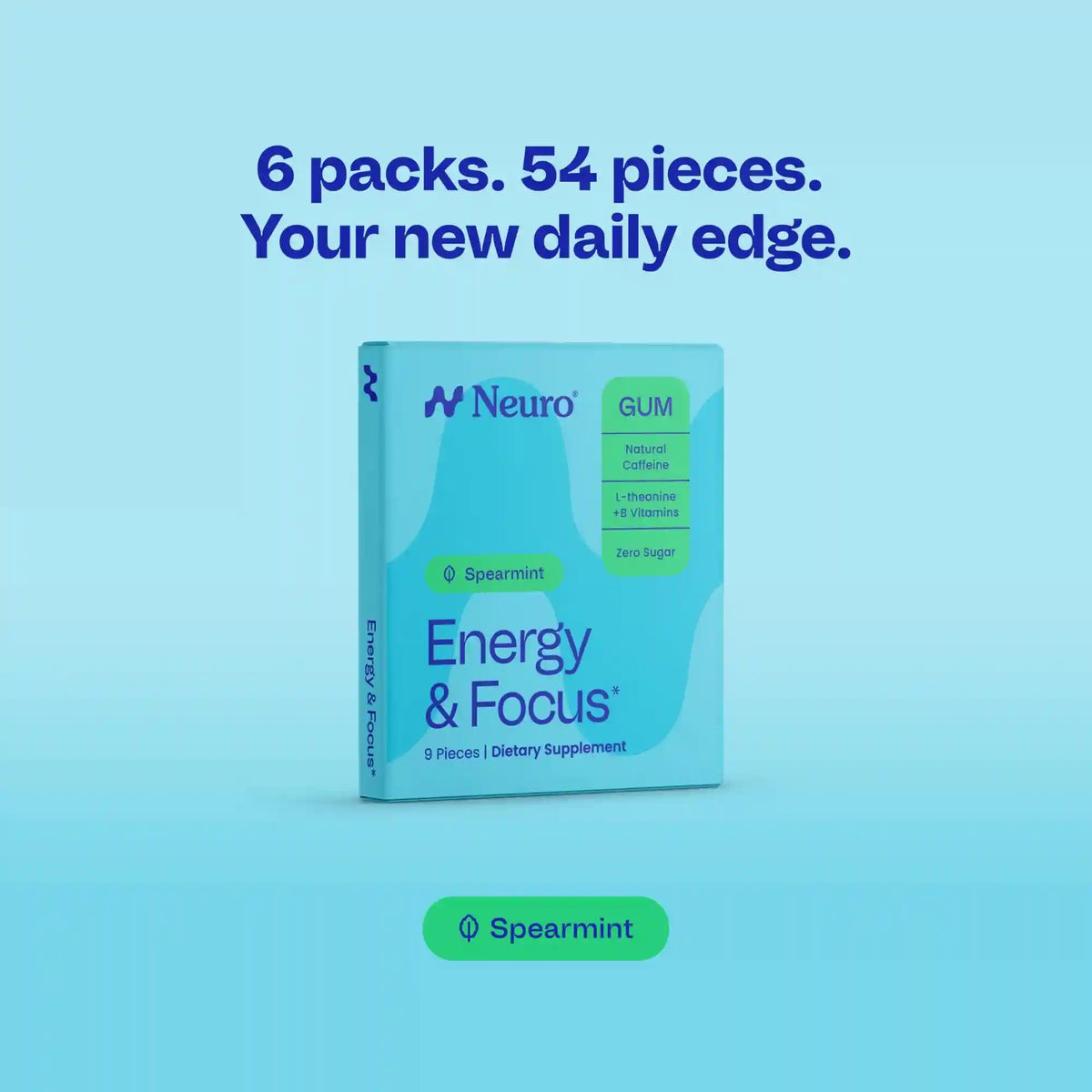 Energy & Focus™ Gum – Watermelon